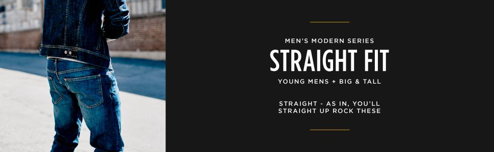 Lee Men's Modern Series Straight Fit Jean с составом ткани 99% хлопок / 1% спандекс