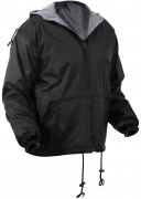 Rothco Reversible Lined Jacket With Hood Black 8263