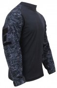 Rothco Military FR NYCO Combat Shirt Midnight Digital Camo 90215