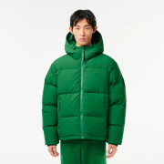 Lacoste Water-Repellent Puffer Jacket Green