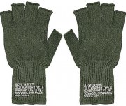 Rothco Fingerless Wool Gloves Olive Drab 8410