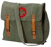 Rothco Vintage Medic Bag With Cross Olive Drab 9141