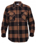 Rothco Buffalo Plaid Flannel Shirt Brown 4667