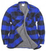 Rothco Extra Heavyweight Buffalo Plaid Sherpa-lined Flannel Shirt Blue 3739