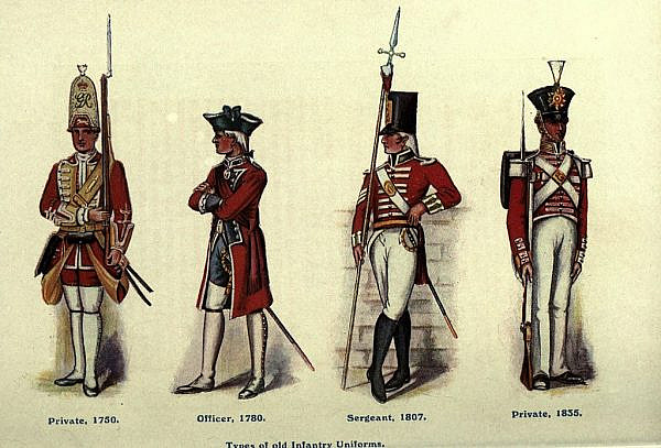 Британская пехота. Изображение с Cjsmenswear