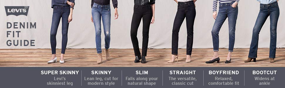 levis jeans fit guide womens