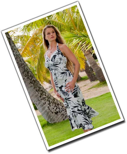 Женские гавайские платья халтер Pacific Legend 328
