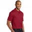 Классическая жаккардовая бордовая футболка поло Port Authority Men's Performance Fine Jacquard Polo Rich Red - Класическая жакардовая бордовая футболка поло Port Authority Men's Performance Fine Jacquard Polo Rich Red