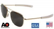 American Optical The Original Pilot Sunglasses 57mm Gold Frame 10700