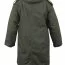 Американская, зимняя, винтажная оливковая куртка парка фиштэил M-51 Fishtail Parka с утепляющей подстежкой Rothco 9462 - Куртка парка Rothco M-51 Fishtail Parka - Olive Drab - 9462