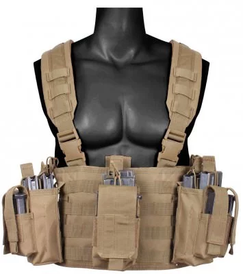 Разгрузочный пояс оператора койотовый Rothco Operators Tactical Chest Rig Coyote Brown 67551, фото