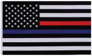 Rothco Thin Blue and Thin Red Line Flag  (90 x 150 см) 14456