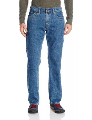 Мужские джинсы с просторным кроем Signature by Levi Strauss Co Men's Relaxed Jean Medium Indigo, фото