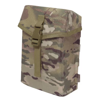 Подсумок мультикам для 200-патронного пулеметного магазина Rothco MOLLE II 200 Round SAW Pouch MultiCam 4863, фото