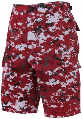 Шорты карго красный цифровой камуфляж Rothco BDU Short Red Digital Camo 67413, фото
