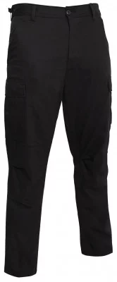 Брюки тактические черные рипстоп Rothco Rip-Stop BDU Pant R/S Black 5923, фото