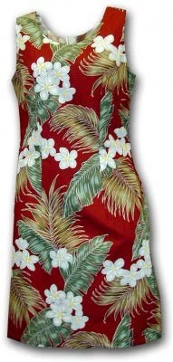 Женский сарафан Pacific Legend Hawaiian Short Tank Dress - 315-3319 Maroon, фото