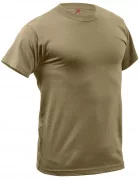 Rothco Quick Dry Moisture Wicking T-shirt AR 670-1 Coyote Brown 67947