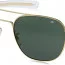 Очки American Optical золотая оправа зеленые линзы American Optical The Original Pilot Sunglasses 55mm Gold Frame / Green Lens 10719 - Очки American Optical золотая оправа зеленые линзы American Optical The Original Pilot Sunglasses 55mm Gold Frame / Green Lens 10719