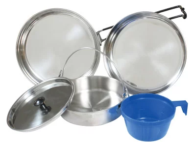 Набор нержавеющей посуды Rothco 5 Piece Stainless Steel Mess Kit 169, фото