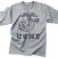 Футболка винтажная серая логотип Морской Пехоты США Rothco Vintage USMC Globe & Anchor T-Shirt 61343 - Футболка винтажная Rothco Vintage USMC Globe & Anchor T-Shirt 61343