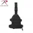 Набедренная черная платформа MOLLE Rothco MOLLE Drop Leg Panel Black 2164 - Набедренная черная платформа MOLLE Rothco MOLLE Drop Leg Panel Black 2164