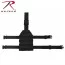 Набедренная черная платформа MOLLE Rothco MOLLE Drop Leg Panel Black 2164 - Набедренная черная платформа MOLLE Rothco MOLLE Drop Leg Panel Black 2164