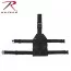 Набедренная черная платформа MOLLE Rothco MOLLE Drop Leg Panel Black 2164 - Набедренная черная платформа MOLLE Rothco MOLLE Drop Leg Panel Black 2164