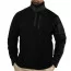 Пуловер флисовый черный Rothco Quarter Zip Fleece Pullover Black 97340 - Пуловер флисовый черный Rothco Quarter Zip Fleece Pullover Black 97340