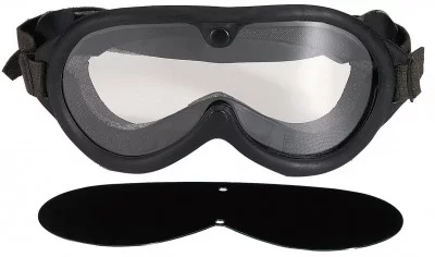 Очки гоглы черные Rothco G.I. Type Sun, Wind, Dust Goggles Black 10347, фото