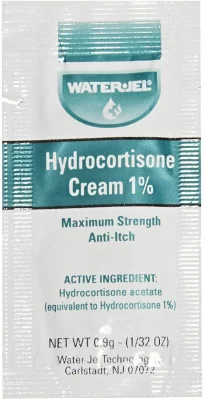 Американский крем против зуда и раздражений WaterJel Hydrocortisone Cream 1% Packet 0.9 g, фото