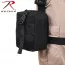 Набедренный черный медицинский подсумок с платформой Rothco Drop Leg Medical Pouch Black 20755 - Набедренный черный медицинский подсумок с платформой Rothco Drop Leg Medical Pouch Black 20755