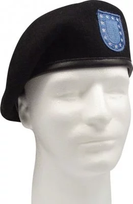 Берет Rothco Inspection Ready Black Beret With Flash 4919, фото