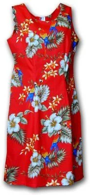 Женский сарафан Pacific Legend Hawaiian Short Tank Dress - 315-3373 Red, фото