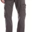 Карго брюки хаки просторного кроя серые Wrangler Authentics Premium Relaxed Straight Twill Cargo Pant Anthracite ZM6BLA - Карго брюки хаки просторного кроя серые Wrangler Authentics Premium Relaxed Straight Twill Cargo Pant Anthracite ZM6BLA