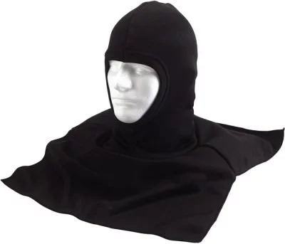 Балаклава с плечами удлиненная черная Rothco Expedition Weight Poly Balaclava with Dickie Black 5522, фото
