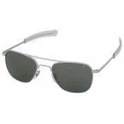 American Optical The Original Pilot Polarized Sunglasses 52mm Chrome Frame 10706