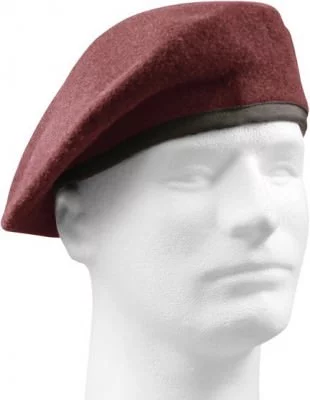 Берет темно-бордовый шерстяной Rothco G.I. Type Inspection Ready Beret Maroon 4929, фото