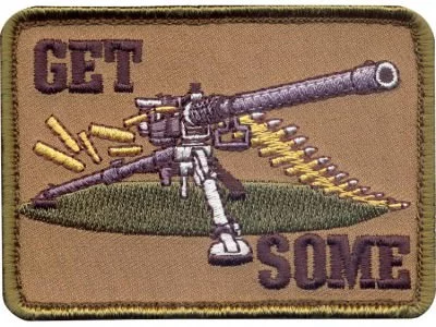 Тематическая нашивка с липучкой велкро "Получить что-то" Rothco Get Some Morale Patch 72208, фото