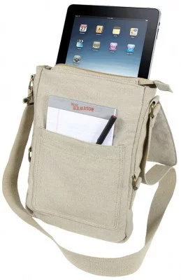 Винтажная хлопковая сумка Rothco Vintage Canvas Military Tech Bag Khaki 5795, фото