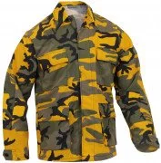 Rothco BDU Shirt Stinger Yellow Camo 8870