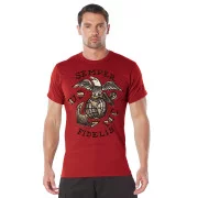 Rothco USMC Semper Fidelis T-Shirt Red 11785
