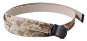 Rothco Camo Reversible Web Belt Desert Digital Camo/ Tan 4682