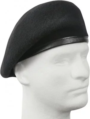 Берет черный шерстяной берет Rothco G.I. Type Inspection Ready Beret Black 4949, фото