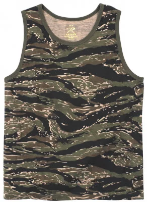 Майка тигровый камуфляж Rothco Military Tank Top Tiger Stripe Camo 8723, фото