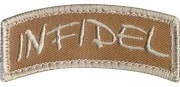 Rothco Infidel Shoulder Morale Patch 72199