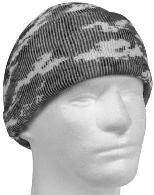 Шапка вязаная акриловая городской цифровой камуфляж Rothco Deluxe Camo Watch Cap City Digital Camo 5713, фото