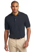 Port Authority Men's Pique Knit Polo Classic Navy