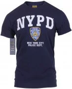 Officially Licensed NYPD T-shirt Navy Blue 6638
