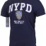 Лицензионная футболка Департамента Полиции Нью Йорка NYPD official license T-SHIRT Navy Blue 6638  - Официальная футболка Департамента Полиции Нью Йорка NYPD official license T-SHIRT - Navy Blue # 6638